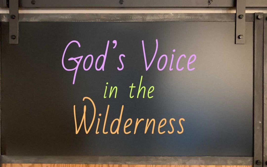 God’s Voice in the Wilderness